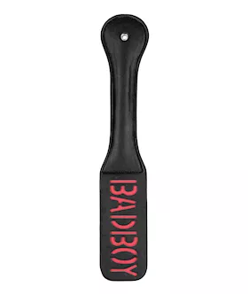 Shots Ouch Bad Boy Paddle  Black