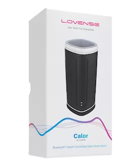 Lovense Calor Compact Heating Masturbator Black