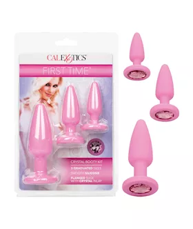 First Time Crystal Booty Kit  Pink