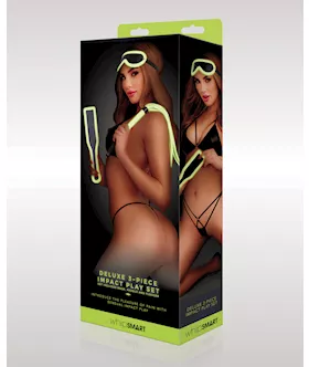 WhipSmart Glow in the Dark Deluxe 3 pc Impact Play Set  Green