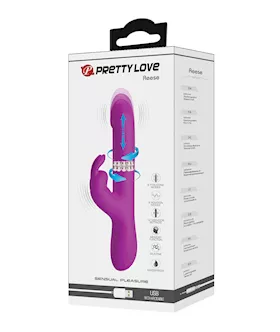 Pretty Love Reese Thrusting Rabbit  Fuchsia