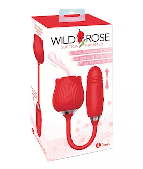 Wild Rose amp Thruster Vibrator  Red