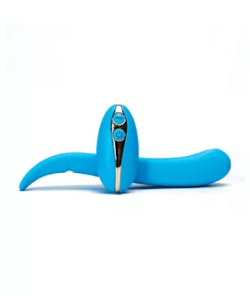 2ChooseLove The LuvSlide Couples Vibrator wRemote  Blue