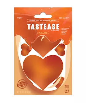 Pastease Tastease Edible Pasties amp Pecker Wraps  Caramel OS