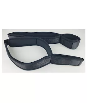 Spartacus Wrist to Thigh Cuffs Neoprene Black