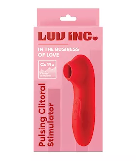 Luv Inc Pulsing Clitoral Stimulator  Red