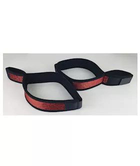 Spartacus Wrist to Thigh Cuffs Neoprene Red