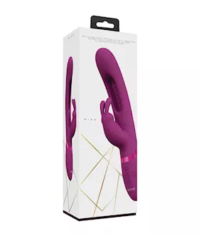 Shots Vive Mika Flapping Tongue Rabbit Vibrator  Pink