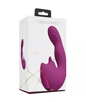 Shots Yumi Triple Action GSpot Vibrator amp Stimulator  Pink