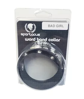 Spartacus BABYGIRL Leather Collar  Black