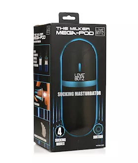 LoveBotz The Milker MegaPod Sucking Masturbator  BlackClear