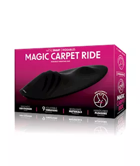 Whipsmart Rideables Magic Carpet Ride Vibrating Pad  Black