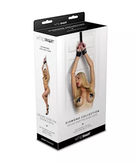 Whipsmart Diamond Over The Door Cuffs  Blue