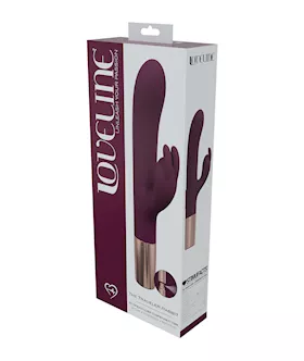 Shots Loveline Traveler Rabbit Vibrator  Burgundy