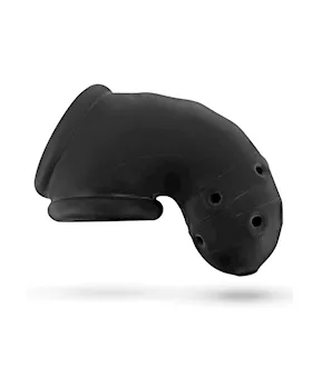 Oxballs Airlock AirLite Vented Chastity  Black Ice