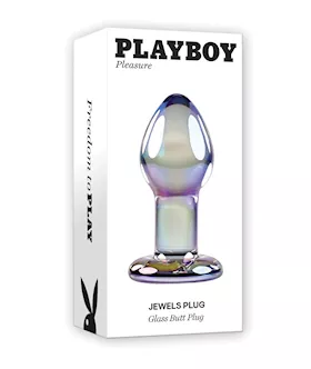 Play Boy Pleasure Jewels Butt Plug - Clear