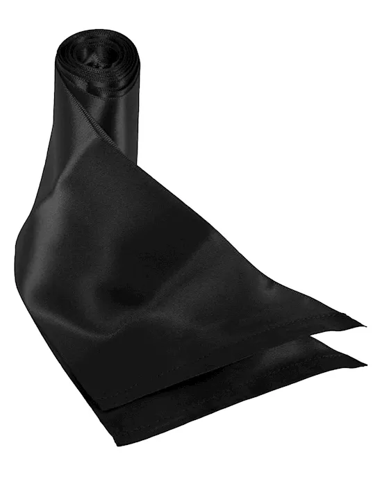 Sex & Mischief Silky Sash Restraints - Black