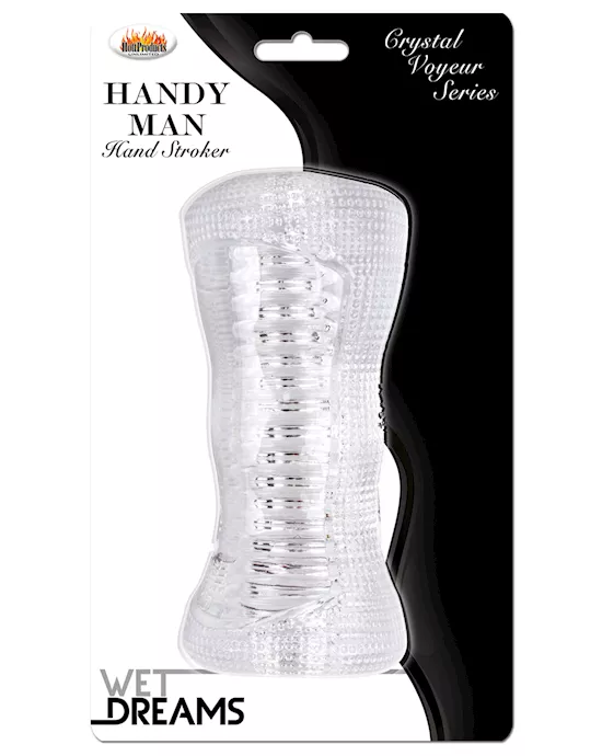 Wet Dreams Handy Man Stroker - Clear