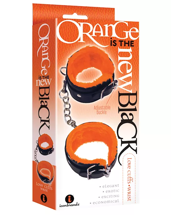 The 9's Orange Is The New Black Wrist Love Cuffs