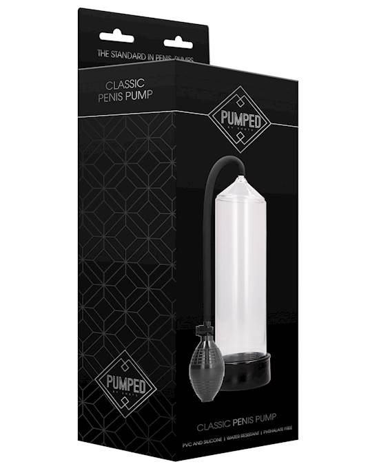 Shots Pumped Classic Penis Pump  Transparent