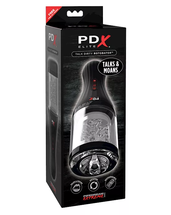 Pdx Elite Talk Dirty Roto-bator