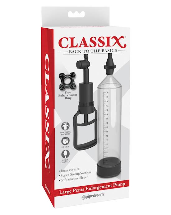 Classix Large Penis Enlargement Pump  Clear