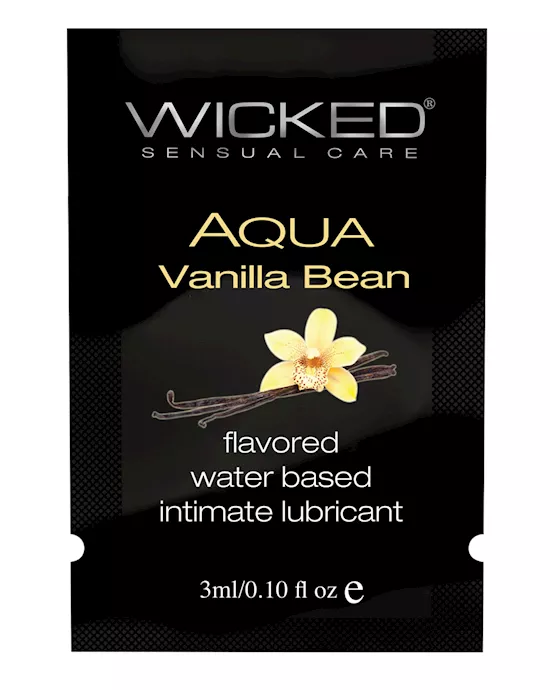 Wicked Sensual Care Water Based Lubricant - .1 Oz Vanilla Bean