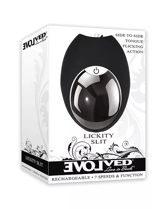 Evolved Lickity Slit Oral Massager - Black