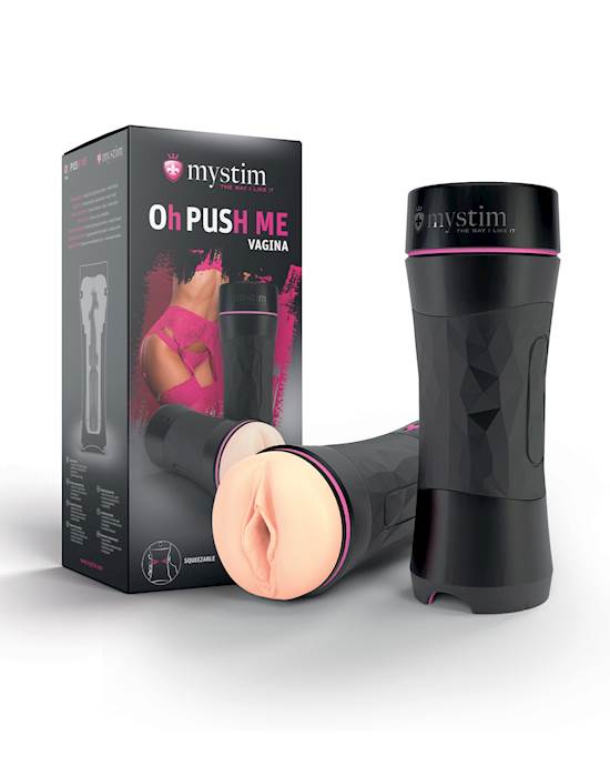 Mystim OhPushme Vagina  Black