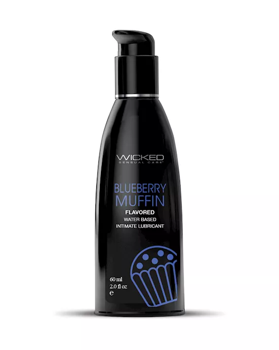 Wicked Sensual Care Water Based Lubricant - 2 Oz Blueberry Muffin