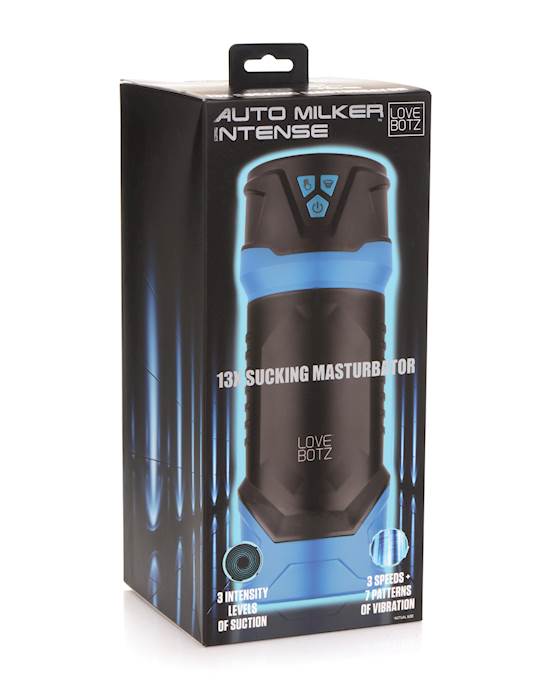 LoveBotz Auto Milker Intense 13x Sucking Masturbator  Black