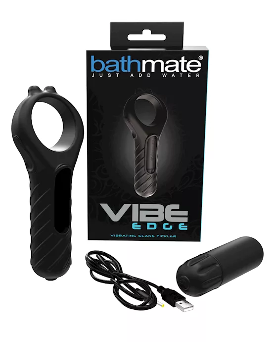 Bathmate Vibe Edge Glans Tickler - Black