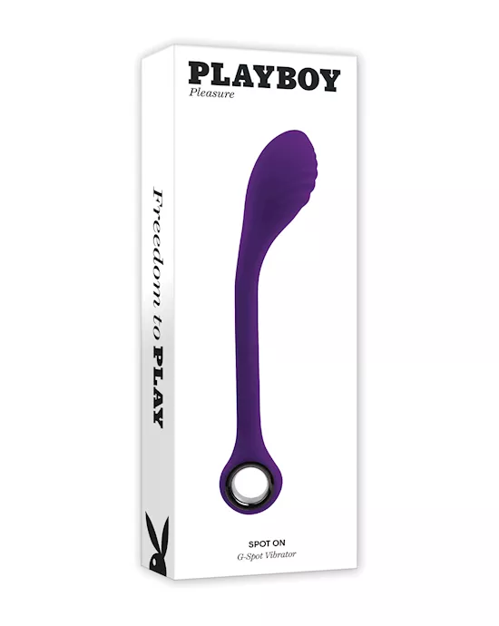 Playboy Pleasure Spot On G-Spot Vibrator - Acai