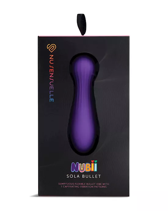 Nu Sensuelle Sola Nubii Flexible Bullet - Purple