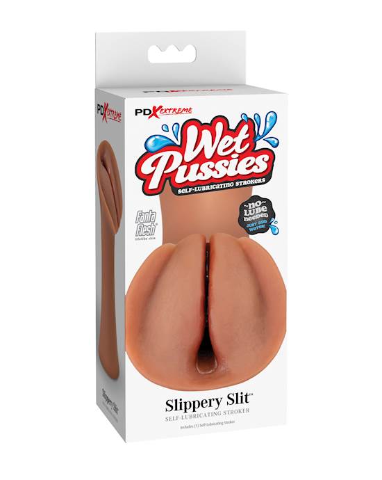 PDX Extreme Wet Pussies Slippery Slit  Tan