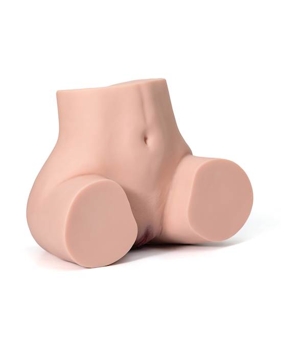 Peach Realistic Butt wVagina Anal Sex Doll Torso