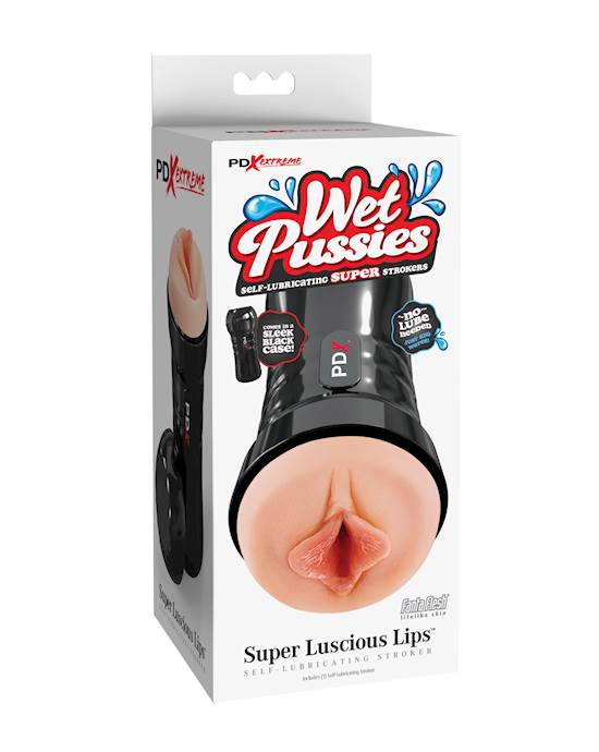 PDX Extreme Wet Pussies Super Luscious Lips Stroker  Light
