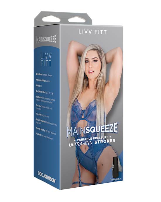 Main Squeeze ULTRASKYN Pussy Stroker  Livv Fitt