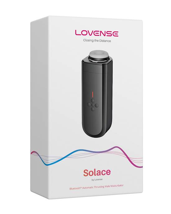 Lovense Solace Thrusting Masturbator  Black