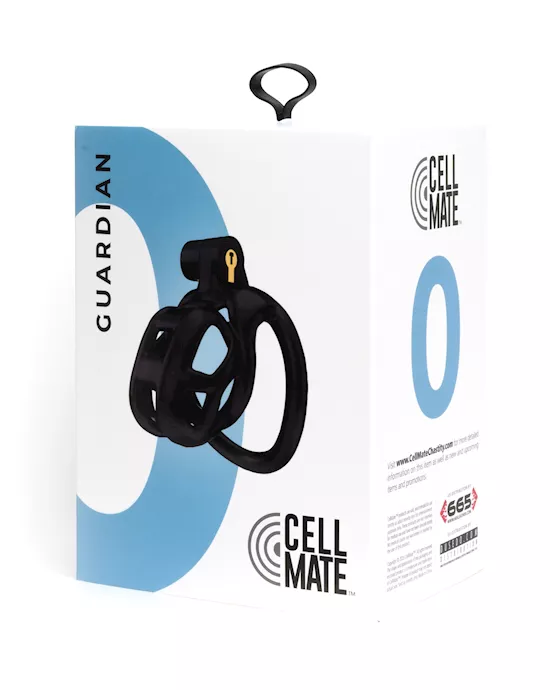 Sport Fucker Cellmate Guardian Chastity Cage - Size 0 Black